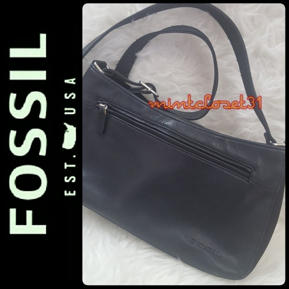 Fossil Leather Shoulder Crossbody Bag